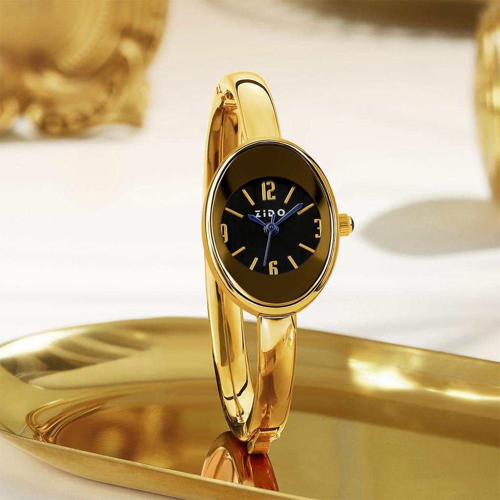Orologio da Donna Luce Lusso Premium Orologio Design di Nicchia Bracciale Ovale Orologio