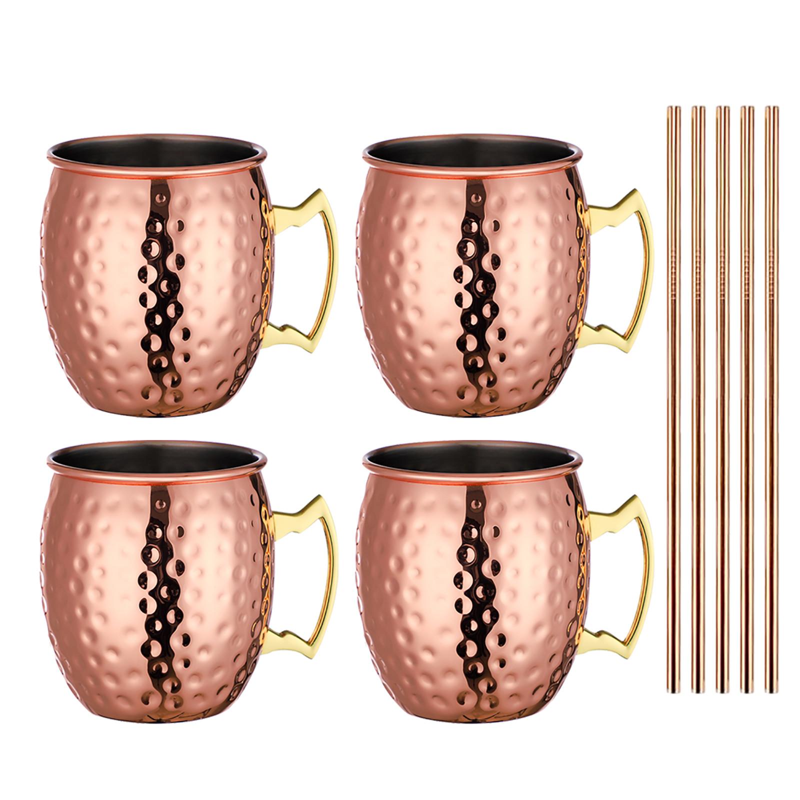 

Чашки «Московский мул», кружка из нержавеющей стали с медным покрытием, бокал для коктейля, пивной бокал