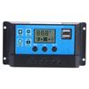 60A Solar Charge Controller with Dual USB Port 5V Auto PWM LCD Display Solar Panel Battery Regulator