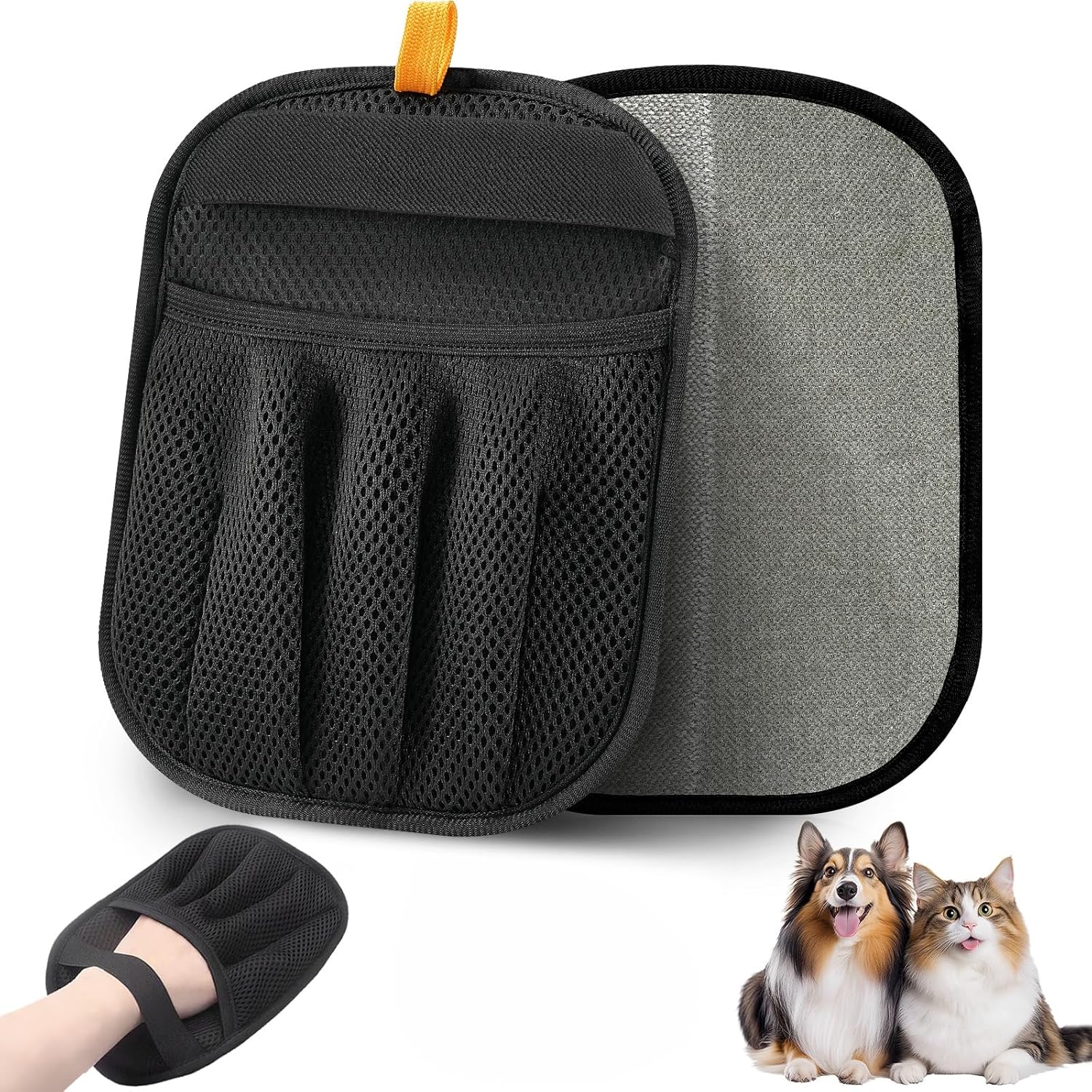 

Five-Finger Pet Electrostatic Hair Removal Glove Dog Cat Hair Removal Brush Reusable Pet Hair Remover for Sofa Carpet Car Seat