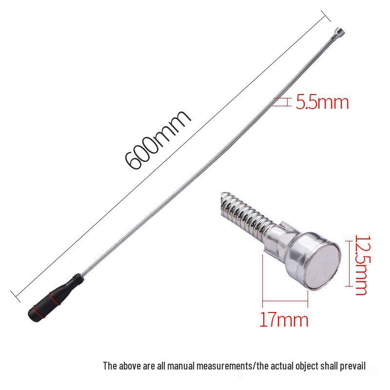 Bendable Magnetic Iron Pickup Tool for Car Repairs and Screws
