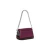 Coach Brie Shoulder Bag 22 Minimalist Logo Turn-Lock Closure Flap Women Shoulder Bag Deep-Berry CM059-SVUPC