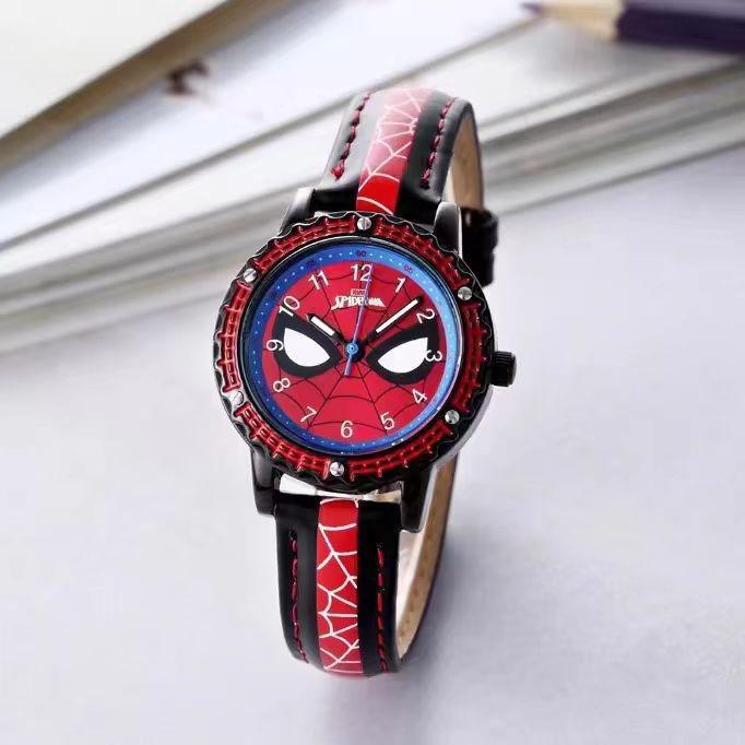 Marvel Kids' Spider-Man Cartoon Quartz Watch - Creative High-End Design for Students and Parties