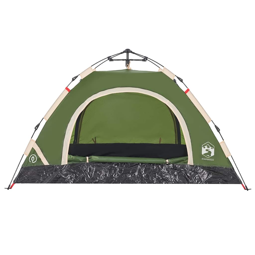 Vidaxl Tourist Tent, 2-Person, Green, Quick Setup