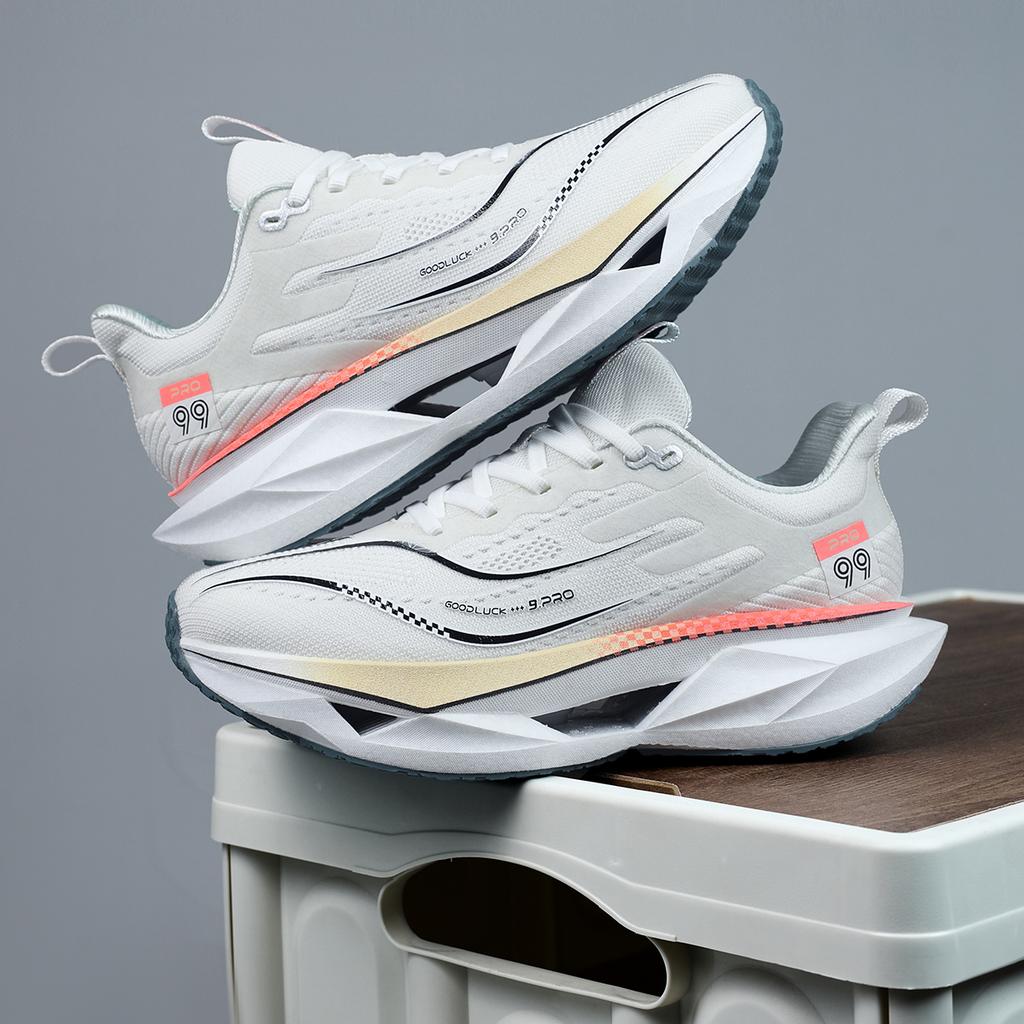 Full-Length Real Carbon Plate Racing Running Shoes For Men And Womenyouth Running Ultra-Light Shock-Absorbing Rebound Sports Sho