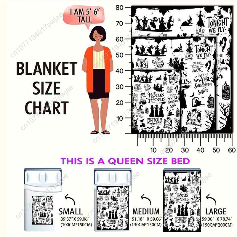 Blanket, 1 Count Soft Warm Nap Throw Blanket,Halloween Decor Air-conditioned Room Blanketfor Home Office Travel Camping Dormitor