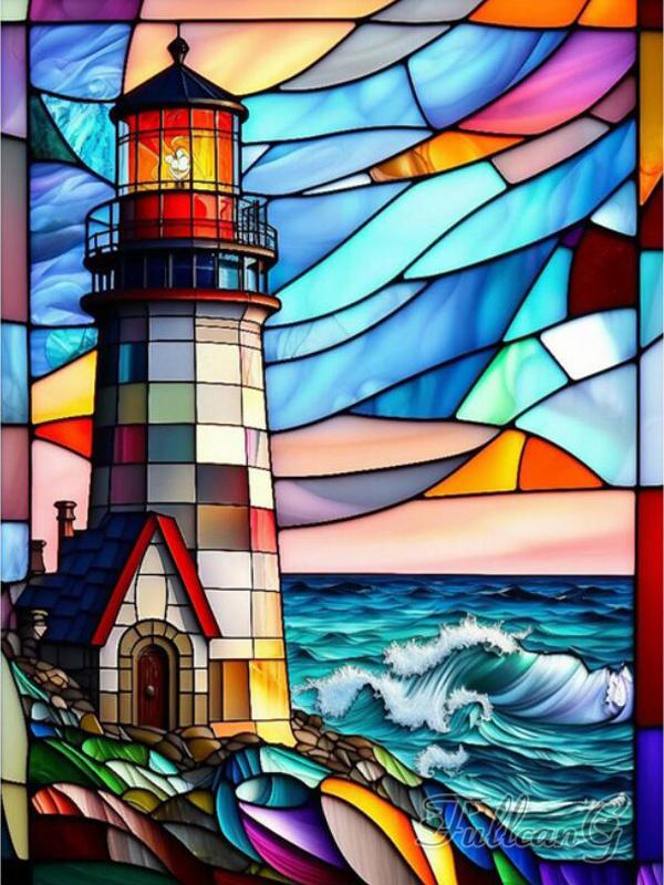 

Алмазная живопись Новые поступления Витражная башня Полный квадратный круглый дрель Вышивка стразами Абстрактные пейзажи Мозаика Наборы для вышивки крестом AA4544 Round drill 30x40cm