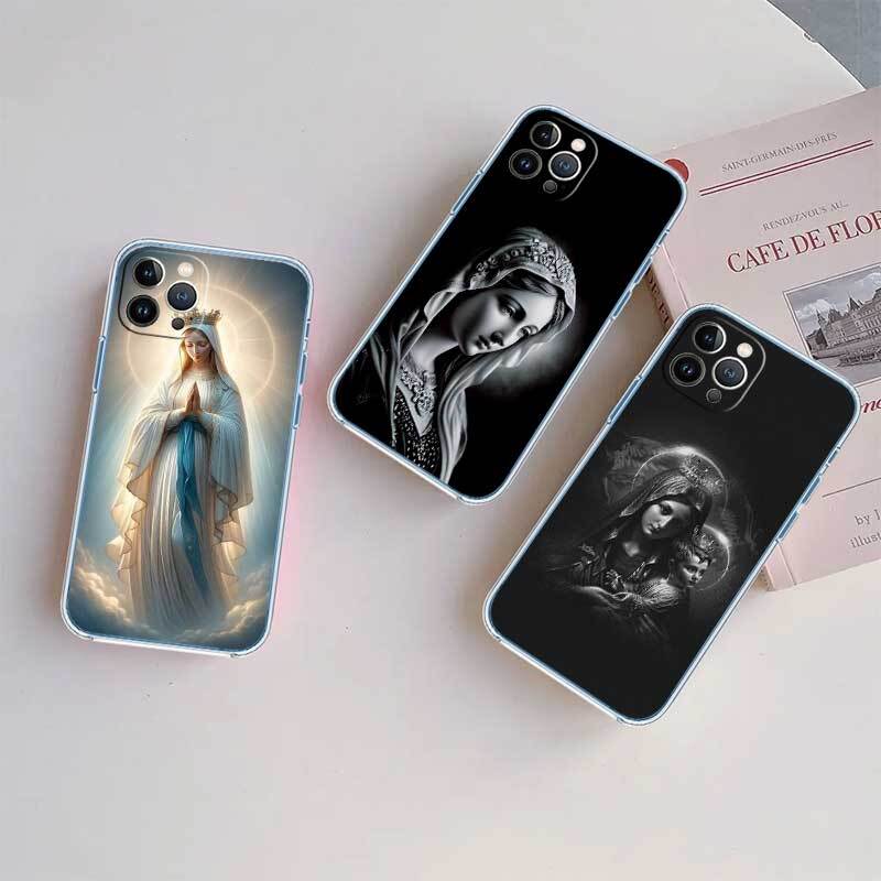 Virgen Maria Case for Motorola E7 E22 E20 E13 E15 E22S E30 E40 G10 G20 G04 G22 G23 G05 G75 G35 G55 G6 G7 G8 G9 Plus Power Play