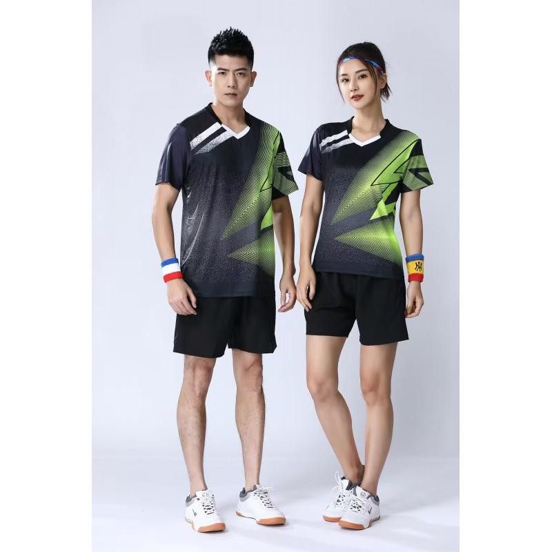 Badminton Shirts Men Women Quick Dry Breathable Sports Tops Couple Athletic Tees All