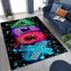 New Gamer Zone Game Controller Cartoon Playroom Rug for Bedroom Living Room Sofa Home Doormat Decor, Kid Non-slip Floor Mat