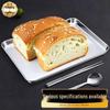 430 Stainless Steel Multi-Purpose Square Pan with Rack - Flat Bottom Grill, Baking & Steaming Tray
