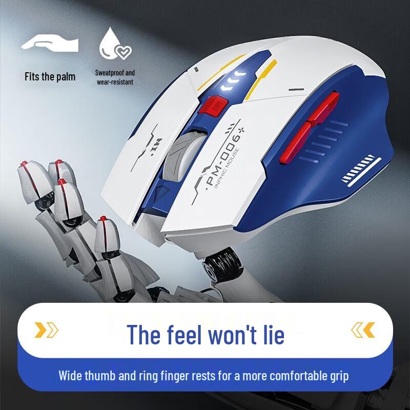 INPHIC M6P Wireless Silent Gaming Mouse