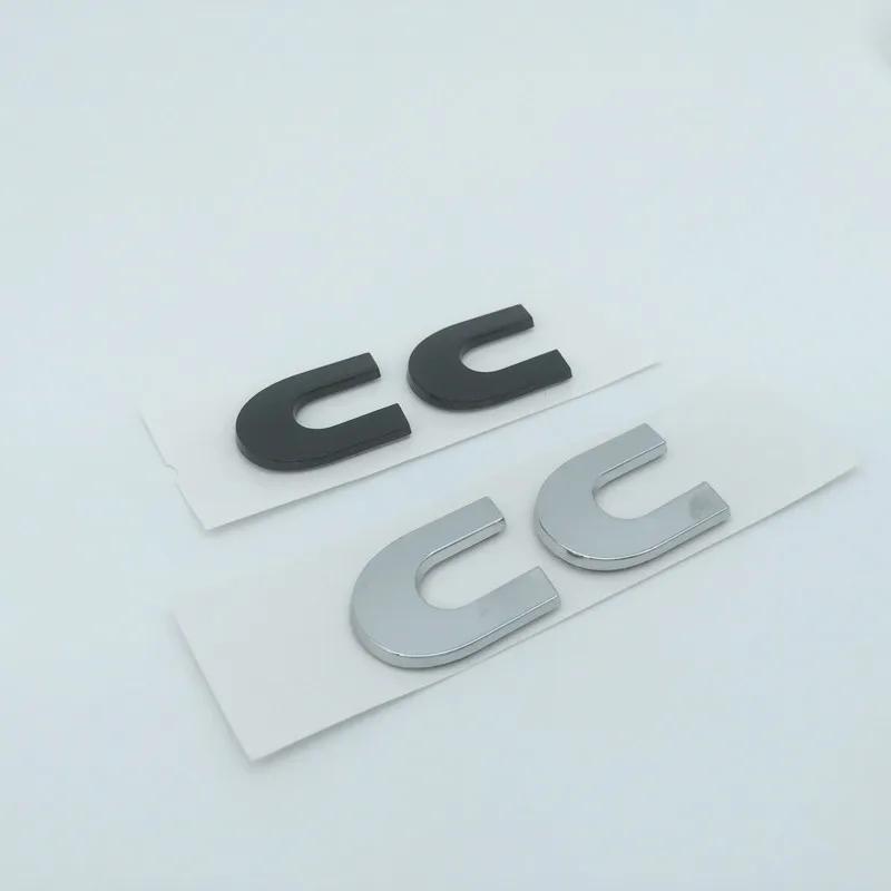 1pcs 3D ABS for CC Car Letters Rear TEF5 Bumper Trunk Emblem Sticker Badge Decal Styling Auto Accessories