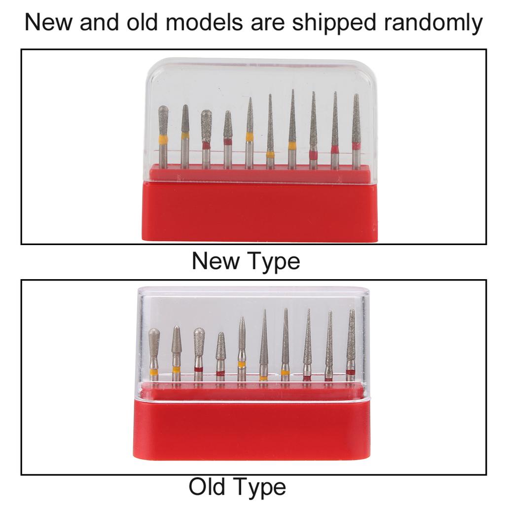 Dental Diamond Burs FG 1.6mm High Speed Handpiece Emery Bits