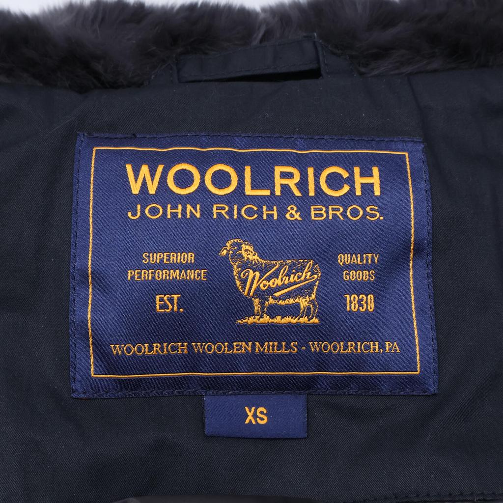 Woolrich WWCPS2644D Navy COCOON PARKA Down Coat Coat XS blackUsed