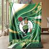 Custom Text Flannel Throw Blanket, Lightweight Cozy Bed Sofa BlanketCeltic FC