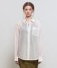 GENERALIDEA Summer Wrinkle Sheer Shirt [Ivory] / Wbe2L03531