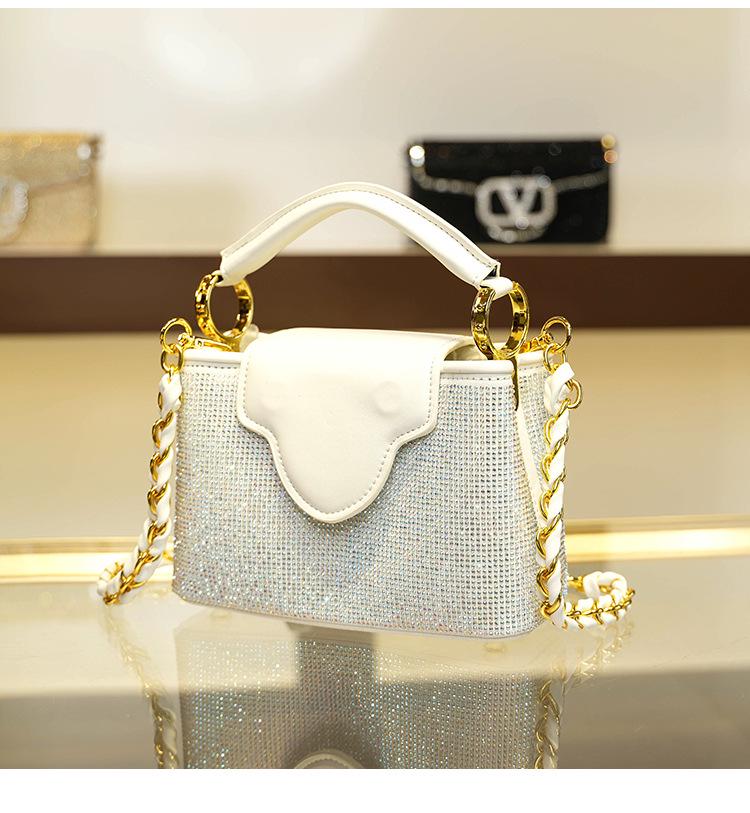 Guifei 2024 Retro Diamond-Inlaid Women's Shoulder & Crossbody Bag