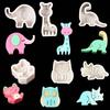 Animal Series Fondant Mold Biscuits Mold DIY Cartoon Press Baking Mold Birthday Cookie Tools Cake Decorating Tools