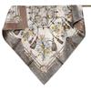 100% Mulberry Silk Scarf 110cm Square Floral Print Luxury Shawl Women