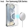 For Samsung Galaxy S26 Plus 5G Phone Case IMAK Shock-resistant Soft Magnetic Case
