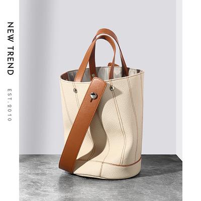 Bucket Bag Niche High-grade Female Bag Single Shoulder Crossbody Bucket Bag