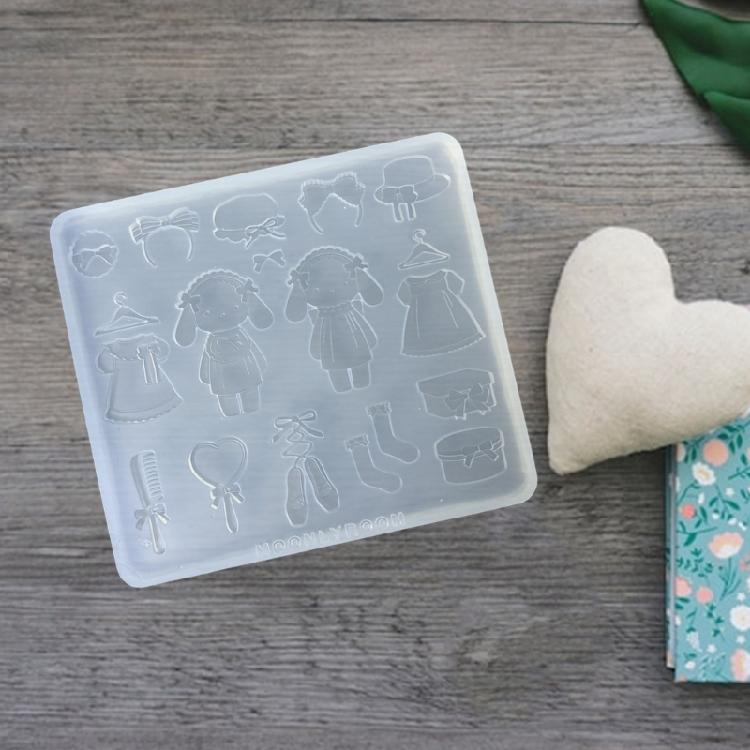 Easy To Clean Silicone Mold for Crafting Dripping Glues Crafts Mold Jewelry Mold for Jewelry Making and Artistic Project