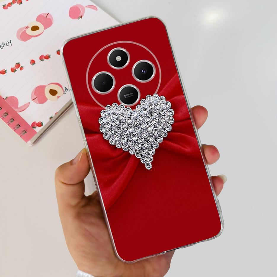 For Xiaomi Poco C75 Case Cute Cat Butterfly Painted Cover Soft Silicone Phone Case For Xiaomi Poco C75 C 75 PocoC75 Fundas Coque