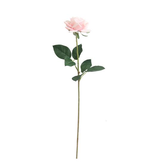 Fuktig Overflate Grønne Blader Faldsøm Imiterte Rose Bryllup Dekorative Planter Brude Kunstige