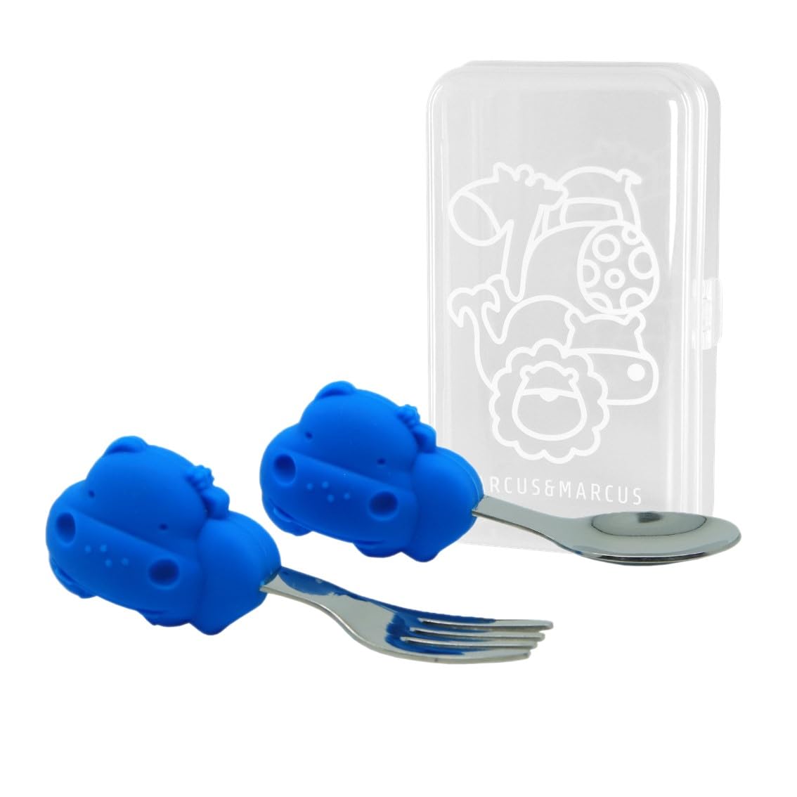 

Palm Grasp Spoon Fork Cover with Case &