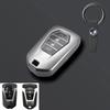 Custodia Grigia in TPU per Chiave Auto Cover per Telecomando per Isuzu New Mu-X Serie X Dmax D-Max X-Terrain Pickup