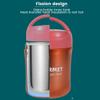 Insulated Food Jar Stainless Steel Food Flask for Hot Food Vacuum Insulated Soup Thermos W/ Spoon Carry Handle 500ml Food