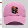 pc Fashion Flame Biker Skull Print Baseball Cap Party and Racing Decorative Sun Hat Multiple Colors Available Home Leisure D