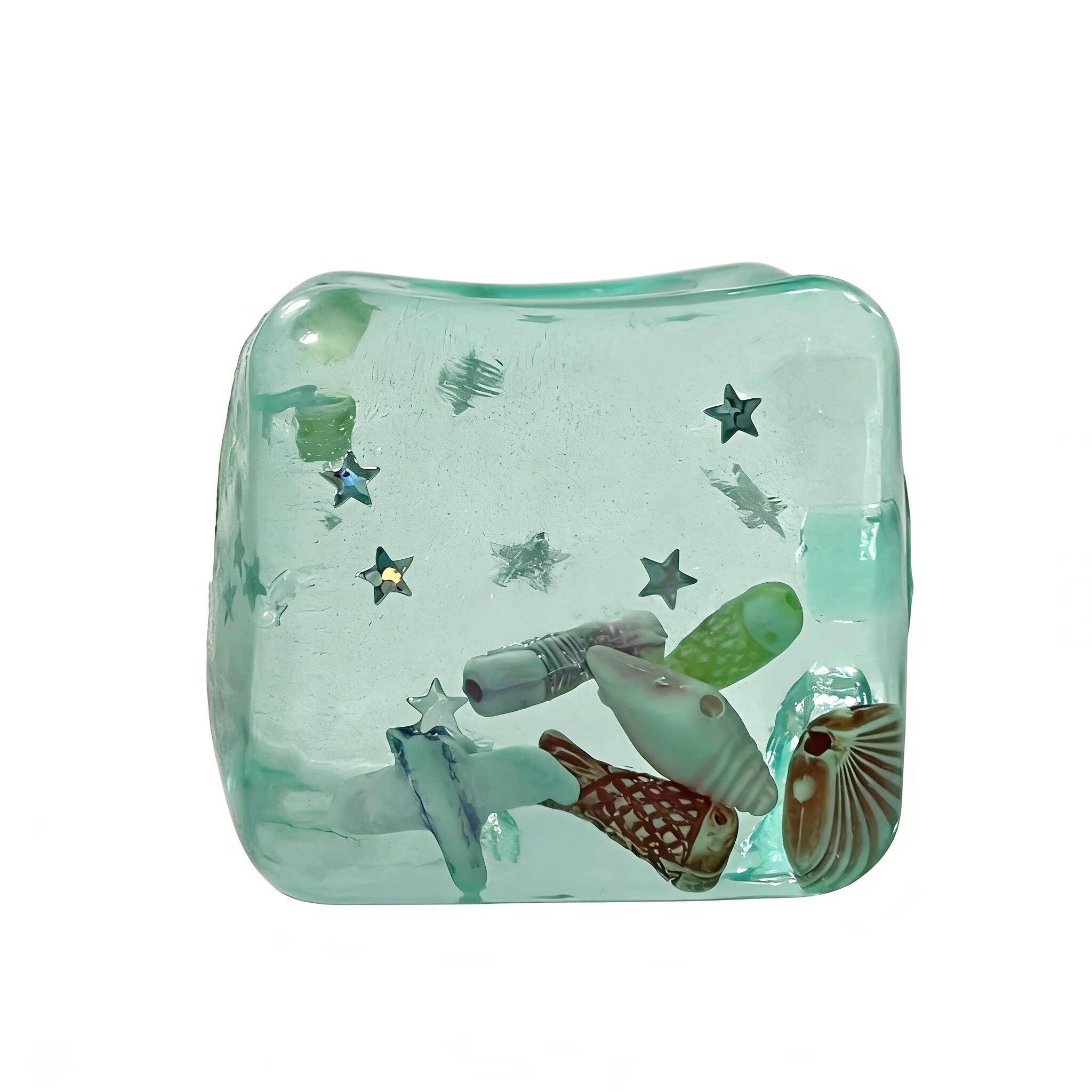 

Ocean Cube Stress-Ease Squishy, Comfortable To The Touch Stress-Ease Present Good Gift Safe Use Nice Decor For Kids