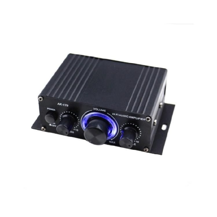 

12V 20W+20W Mini HIFI Digital Stereo Sound Amplifier Car Home Radio Theater Hot Stock Microphone Office Use Lightweight 1