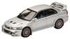 Mitsubishi Lancer GSR Evolution 6 1999 avec boue argent satellite 1/64 (CP9A) volets,