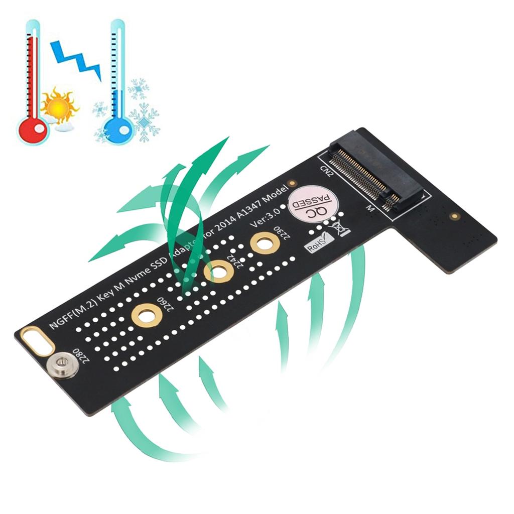 M.2 NGFF MKey NVME SSD Converter Card Adapter Module for OS Mini A1347 Model 2014