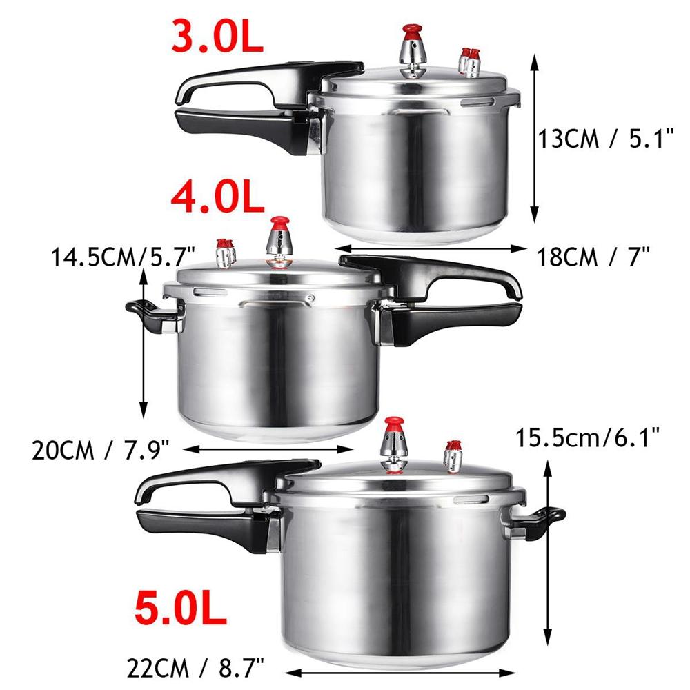 Camping Vegetables Gas Stove Cooking Cook Tool Kitchen Pressure Cooker Soup Meats Pot Cookware