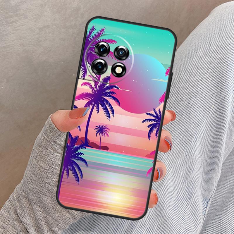 Hot Synthwave Retro 80s Neon Case For OnePlus Nord N10 N20 Nord 2 2T CE 3 Lite Ace 8T 9R 10R 10T 8 9 10 Pro 11 Cover