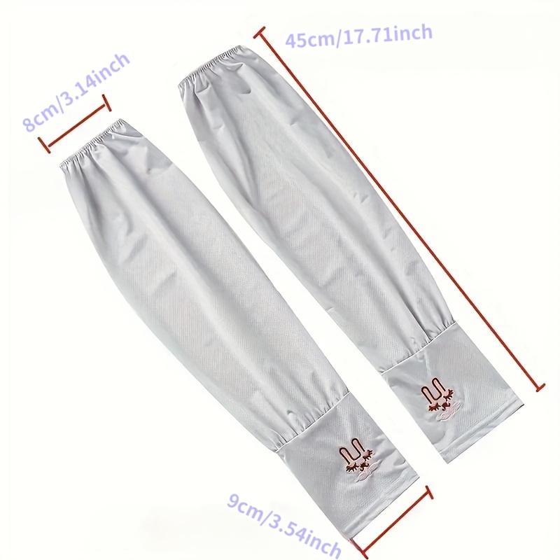 1 Pair of Fashion Summer Cute Rabbit Head Pattern Ice Cover Parasol Anti-Ultraviolet Arm Guard Outdoor Cycling etc.