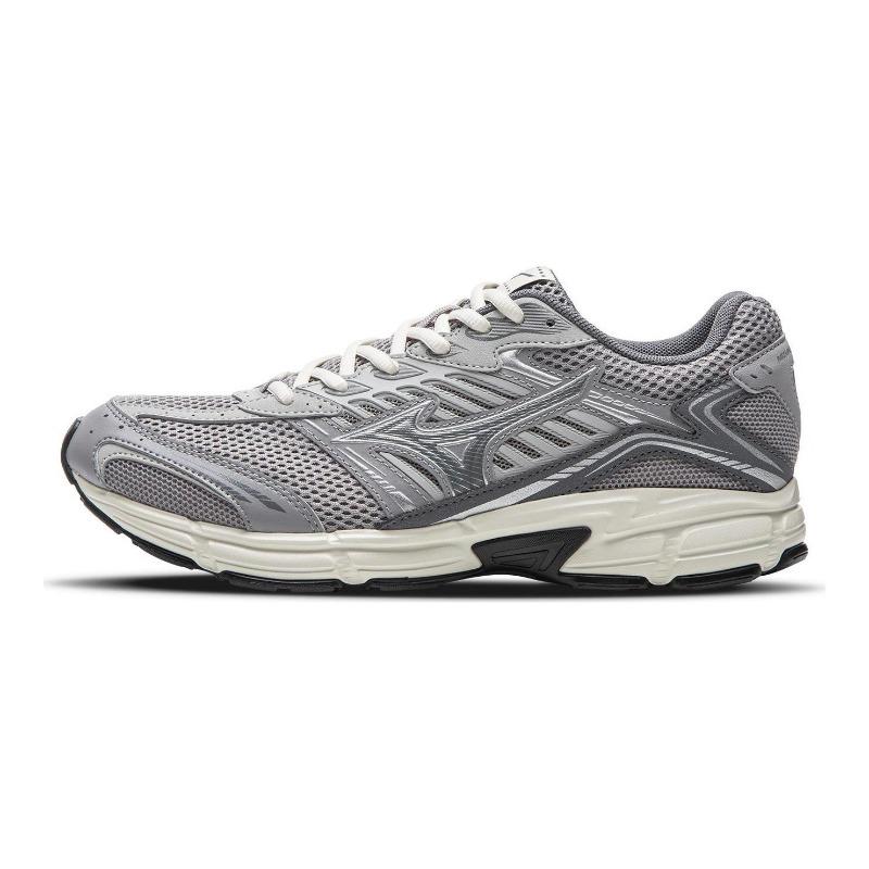 Mizuno Speed 2010 Millennium Unisex Low-Top Retro Running Shoes Rock Grey Aluminum Silver D1GH251707 36