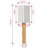 Cat Comb Stainless Steel Cat Brush Dog Hair Brush Wood Handle Pet Hair Remover Cats Comb Pet Grooming Cleaning Tools Accessories
