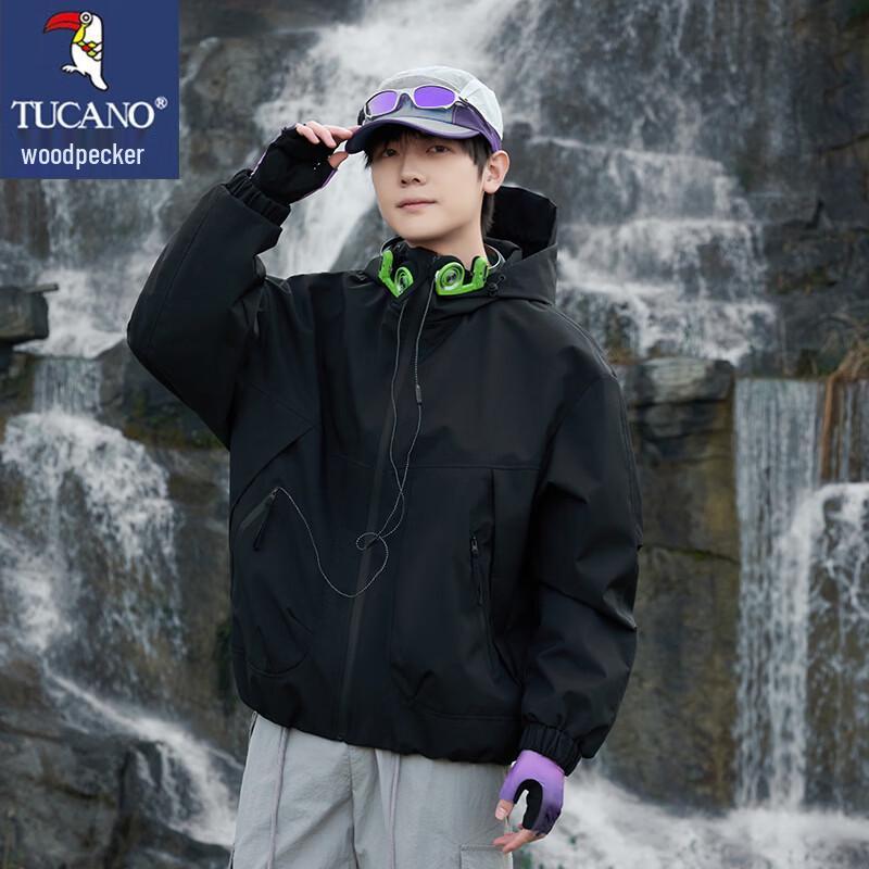 Tucano Women's Spring/Autumn Hooded Windbreaker Jacket