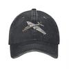 Vintage Aircraft Embroidered Washed Canvas Baseball Cap Classic Aviator Design Adjustable Fit for Unisex and Women