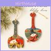 Creative Wooden Christmas Tree Decorations With Cartoon Style For Holiday Scene Decor