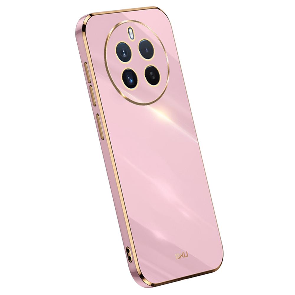 

XINLI Для Realme 12 4G/12+ 5G/Narzo 70 Pro 5G Чохол Протиударний ТПУ Гальванізований Захисник Телефону Purple