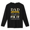 Mr Fix It Dad S Fathers Day Handy Man T Shirt Vintage Washed Soft Top For Everyday Wear Stretched Versatile Comfortable