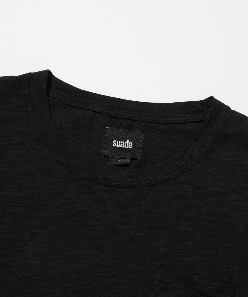 Seuweideu Textured Pocket Tee [Black]