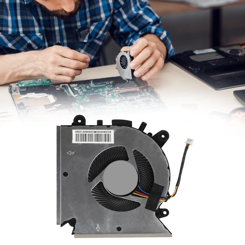 Náhradný ventilátor chladenia CPU GPU Chladiče notebookov Kovový ventilátor na rozptyl tepla pre GF65 GF65 Thin 10SD 10SDR 10SE