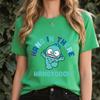 Unisexs Hangyodon Cheer Up Print Soft Cotton Summer Fashion T Shirt Casual Comfy Daily Wear Summer Top